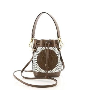 Fendi Mini Mon Tresor white perforated style